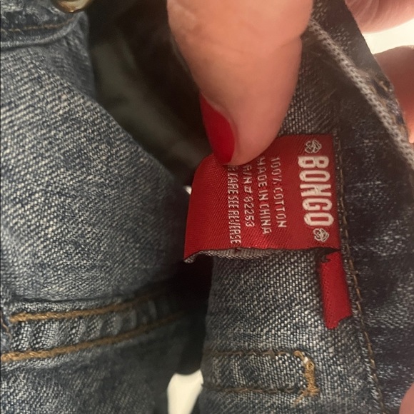 BONGO Blue Kids Overalls with Heart Accents Size 24 Months - Picture 2 of 9